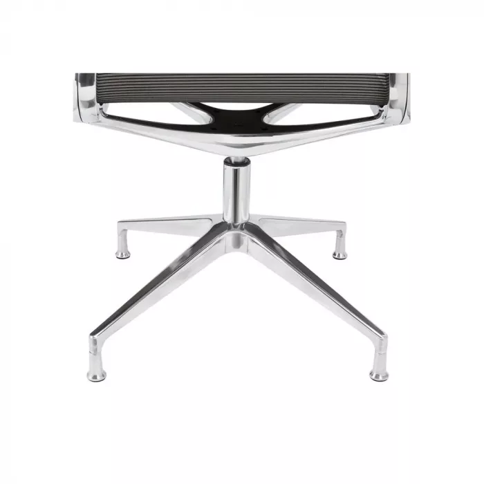 Ergonomischer Bürostuhl Atria Mesh mit Mesh Rücken und Chrom Gestell, ergonomischer Besucherstuhl fürs Büro und Homeoffice, Ansicht Gestell