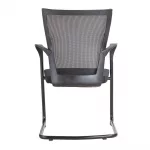 ergonomischer_buerostuhl_besucherstuhl_primo_rueckenansicht Ergonomischer Bürostuhl Primo mit Mesh Rücken und Kunststoff Gestell, einfacher Besucherstuhl fürs Büro und Homeoffice, Ansicht hinten