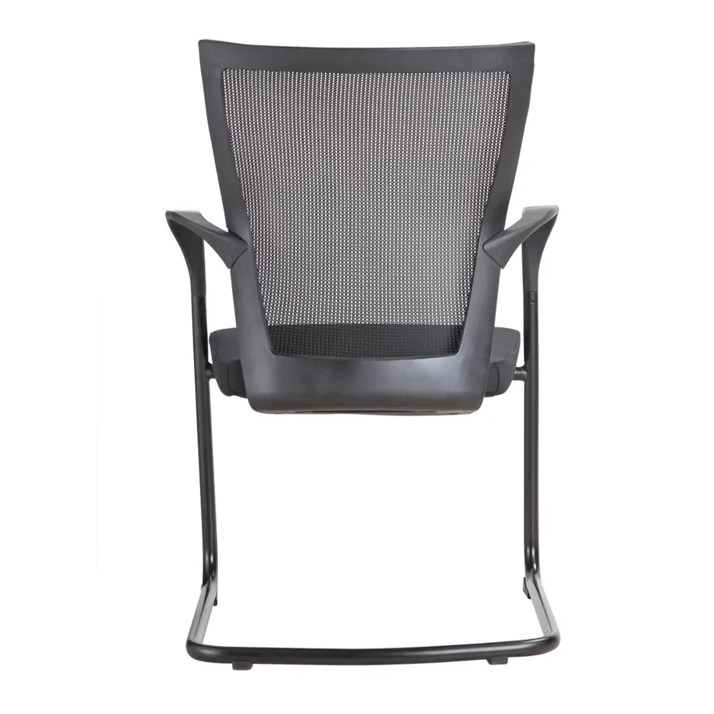 ergonomischer_buerostuhl_besucherstuhl_primo_rueckenansicht Ergonomischer Bürostuhl Primo mit Mesh Rücken und Kunststoff Gestell, einfacher Besucherstuhl fürs Büro und Homeoffice, Ansicht hinten