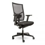 ergonomischer_bürostuhl_forma_air_schwarz Ergonomischer Bürostuhl Forma Air mit Mesh Rücken, ergonomischer Schreibtischstuhl fürs Büro und Homeoffice, Ansicht vorne