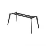 konferenztisch_vario_schwarz_gestell Moderner Konferenztisch Vario mit schwarzem Gestell, ergonomischer Schreibtisch fürs Büro und Homeoffice, Gestell