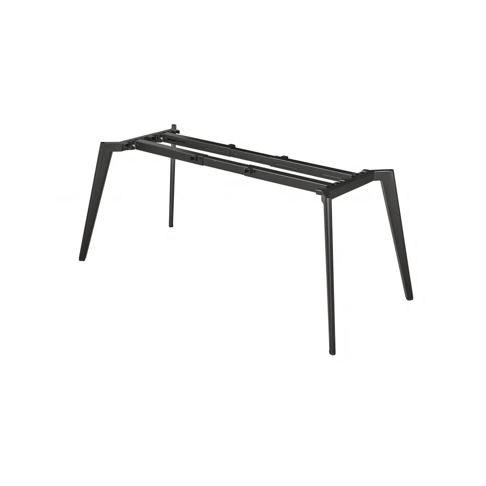 konferenztisch_vario_schwarz_gestell Moderner Konferenztisch Vario mit schwarzem Gestell, ergonomischer Schreibtisch fürs Büro und Homeoffice, Gestell