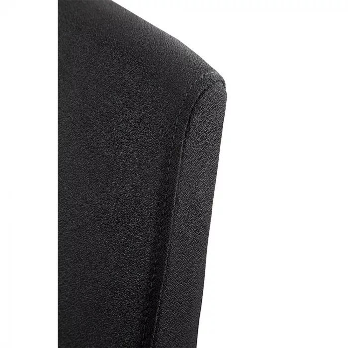 Ergonomischer Bürostuhl Ergo Core in Schwarz mit Kunststoff Gestell, ergonomischer Schreibtischstuhl fürs Büro und Homeoffice, Detailansicht Rückenlehne Stoff