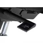 ergonomischer_buerostuhl_ergo_core_schwarz_detail_rueckenlehne_verstellung Ergonomischer Bürostuhl Ergo Core in Schwarz mit Kunststoff Gestell, ergonomischer Schreibtischstuhl fürs Büro und Homeoffice, Detailansicht Rückenlehneverstellung