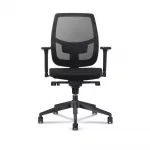 ergonomischer_buerostuhl_flow_schwarz_vorne