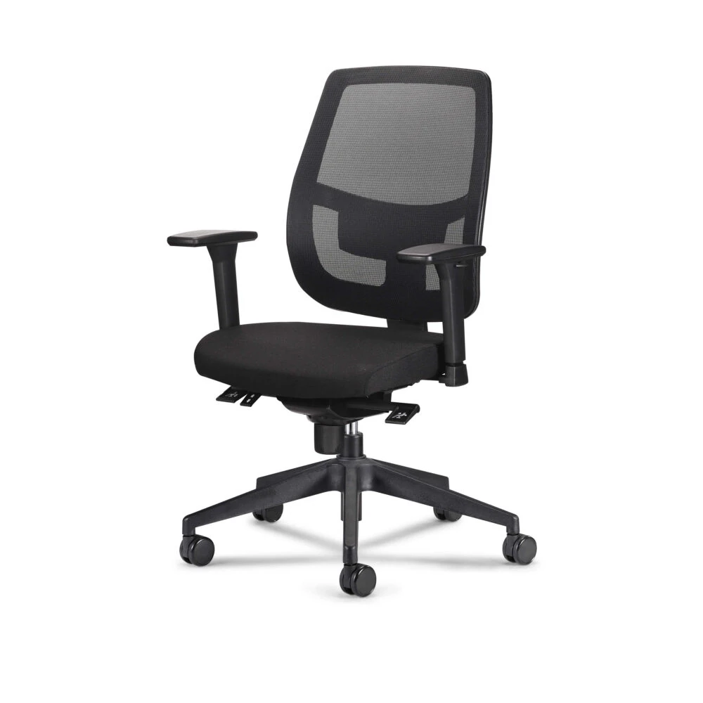 ergonomischer_buerostuhl_flow_schwarz_vorne_seitlich_2