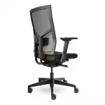 ergonomischer_buerostuhl_forma_air_schwarz_2 Ergonomischer Bürostuhl Forma Air mit Mesh Rücken, ergonomischer Schreibtischstuhl fürs Büro und Homeoffice, Ansicht seitlich hinten