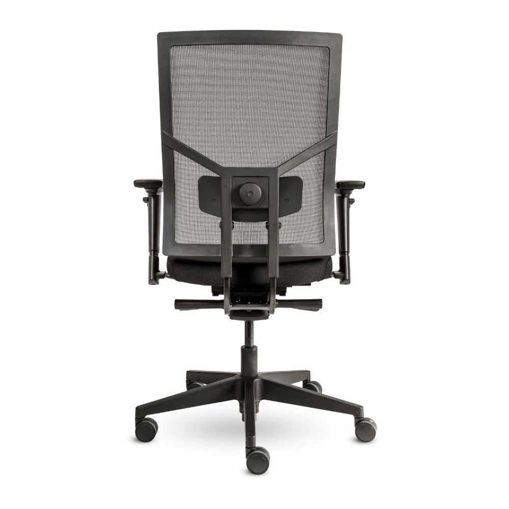 ergonomischer_buerostuhl_forma_air_schwarz_3 Ergonomischer Bürostuhl Forma Air mit Mesh Rücken, ergonomischer Schreibtischstuhl fürs Büro und Homeoffice, Ansicht hinten