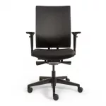 ergonomischer_buerostuhl_forma_base_schwarz_2 Ergonomischer Bürostuhl Forma Base mit Stoff Rücken, ergonomischer Schreibtischstuhl fürs Büro und Homeoffice, Ansicht vorne